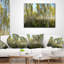 Green Autumn Trees - Landscape Printed Pillow-951384644-951341272
