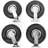 Pneumatic Tire Air 4 Piece Wheel Set