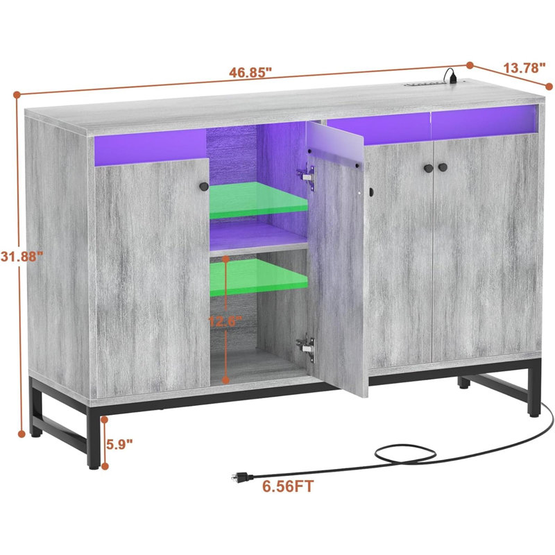 Buffet Beto 46.9, Gris