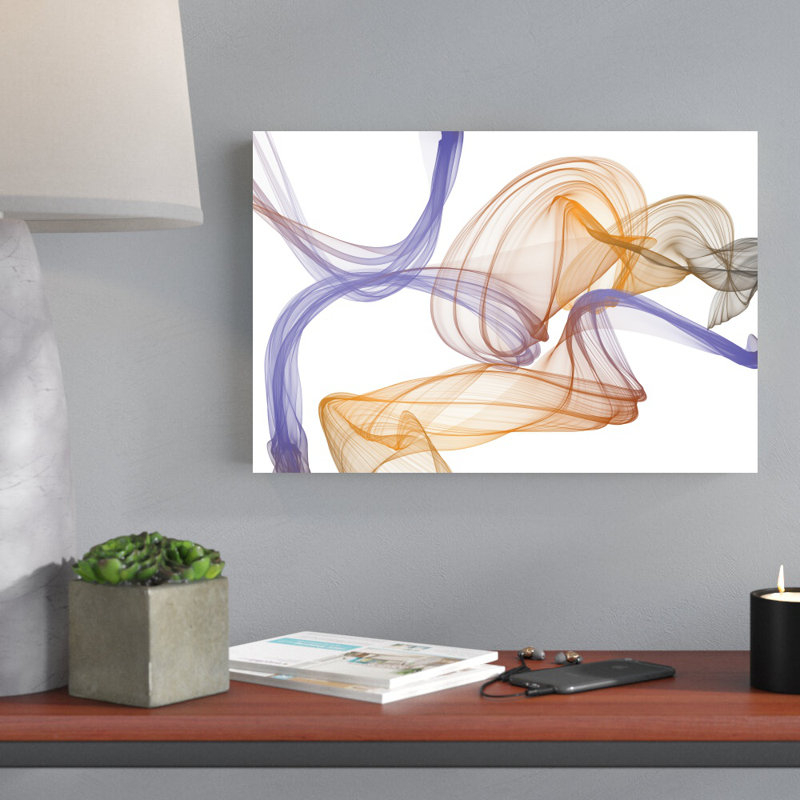 «Dynamic Motion VIII» par Irena Orlov - peinture sur toile tendue, H 12 po x l 18 po