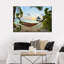Impression sur toile Maldives Beach Hamac-1278659514