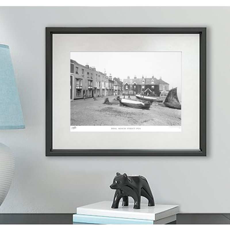 Deal, Beach Street 1924 - Single Picture Frame Print, 60cm H x 80cm W x 2.3cm D