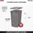 Rev-A-Shelf Polymer Replacement 35 qt. Trash Bin(s)-96003672-96003675
