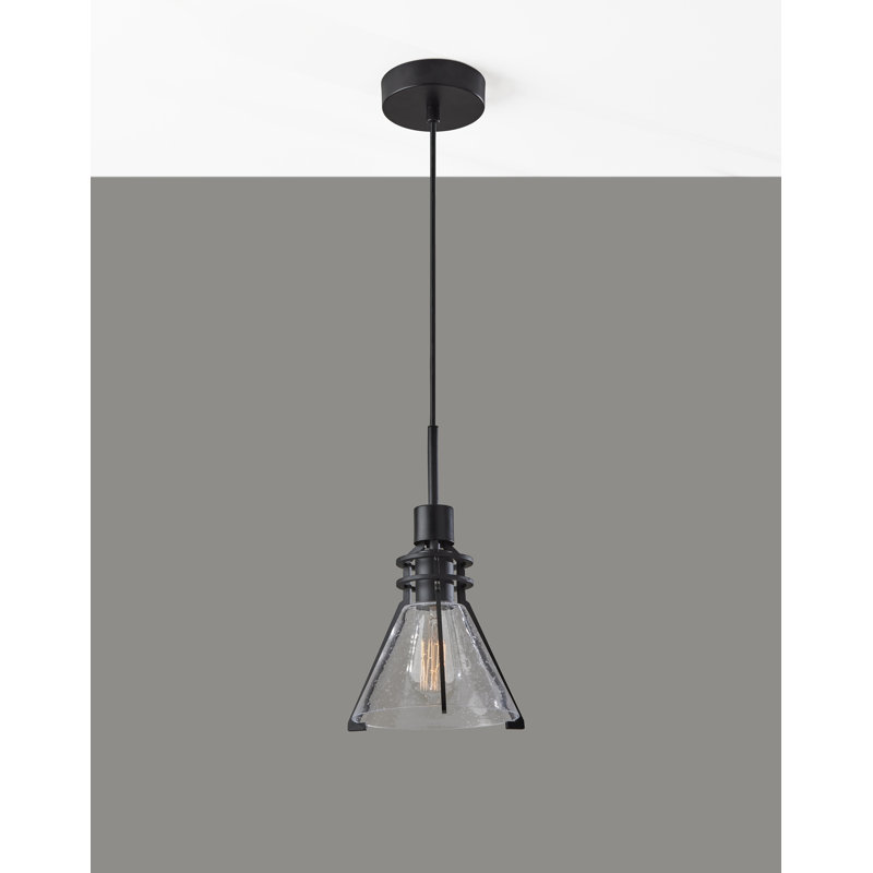 Gearld 1 - Light Black Single Pendant