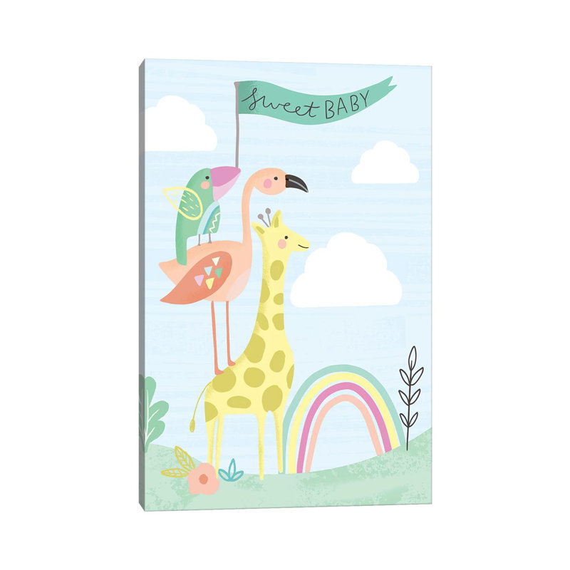 Hello Sweet Baby by Louise Allen - Wrapped Canvas Gallery-Wrapped Canvas Giclée, 20.32 cm H x 30.48 cm W