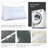 Corduroy Headboard Wedge Pillow Back Support for Reading and TV Watching in Bed-57930811-57930815