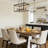Wood Dining Table For 6-8 People, 70.8" Modern Rectangle Kitchen Table With Wood Base For Dining Room-1062597355-1062597352
