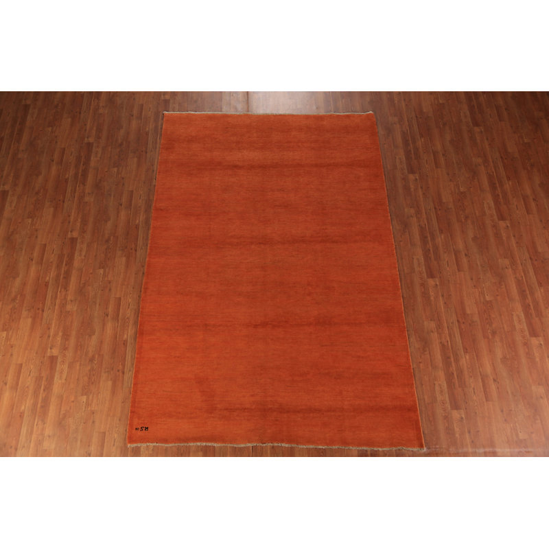 Tapis oriental moderne Gabbeh orange 7 x 10