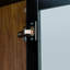 Armoire de rangement H 70,87 po, étagère de rangement coulissante multi-fonctions à 4 niveaux et 2 portes en verre, grande bibliothèque moderne en bois pour le bureau à domicile-1011049015