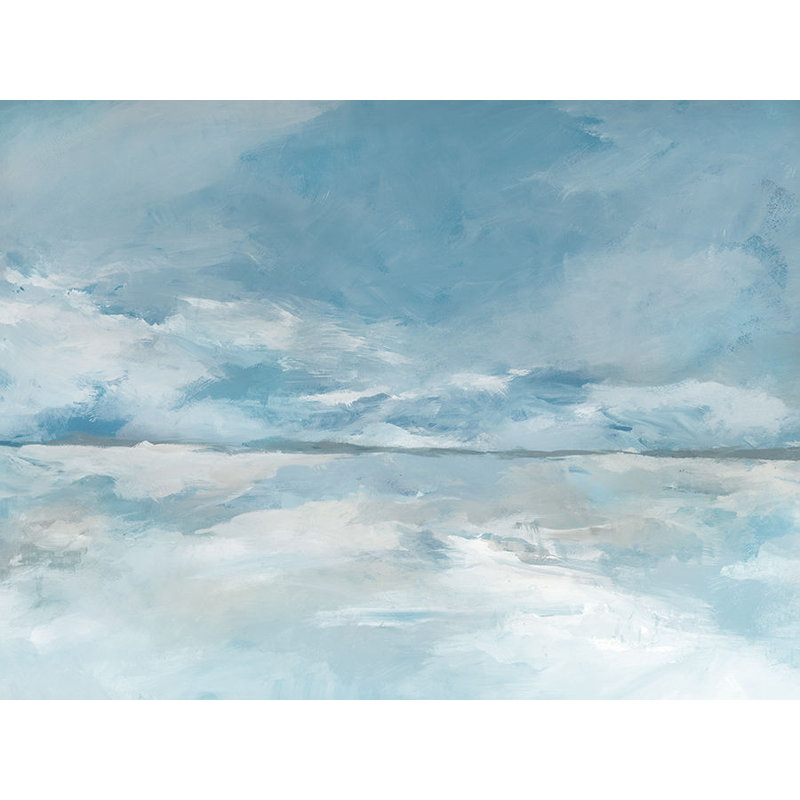 Cloudy Coast II Print by Barclay Butera, 30" H x 40" W, Image Brush Gel