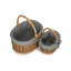 August Grove 2 Piece Wicker Shopper Basket Set-1154536007