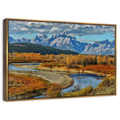 Teton Mountains River
