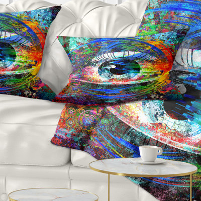 Coussin magique au dessus d’un style abstrait