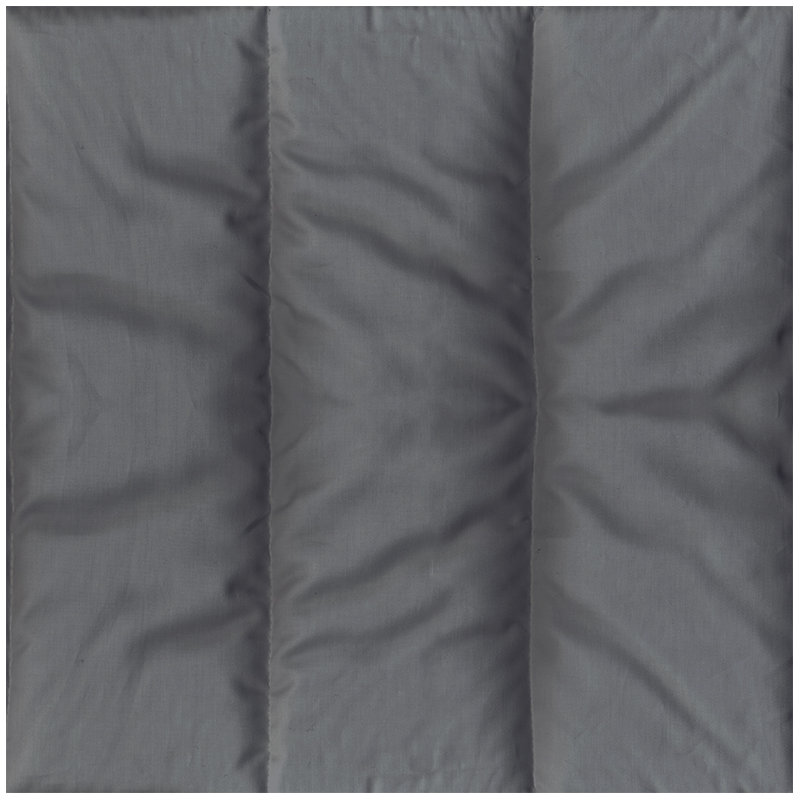 Palm Beach Coverlet, Charcoal Gray Cotton, Queen Coverlet