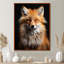 «Orange Fox Guardian», art mural renard-350186857-389069306