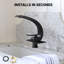 Robinet de lavabo de salle de bain à poignée simple Modern-92417762-51052236