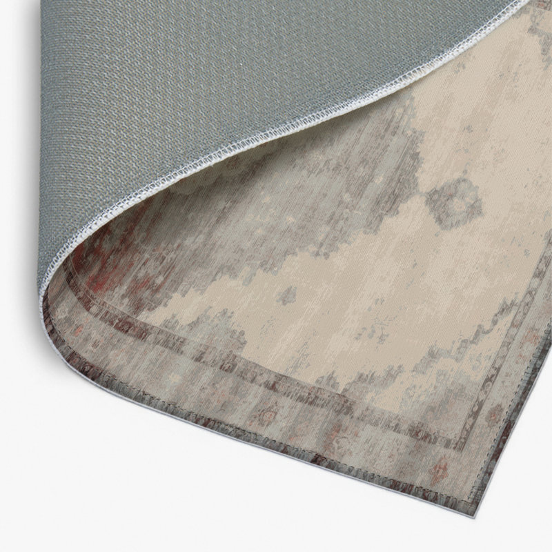 Tapis d'intérieur et d'extérieur surteint beige, Rectangulaire 2 pi x 3 pi