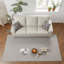 Canapé 80,3 po en tissu technique moderne avec coussin-10647606