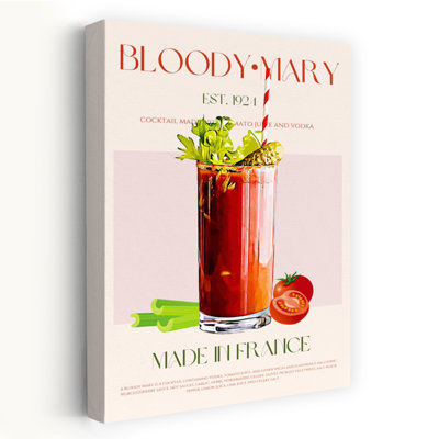 Classic Bloody Mary Classic Modern Contemporary Wall Art