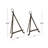 Charloette Metal Display Bronze Easel with Foldable Stand