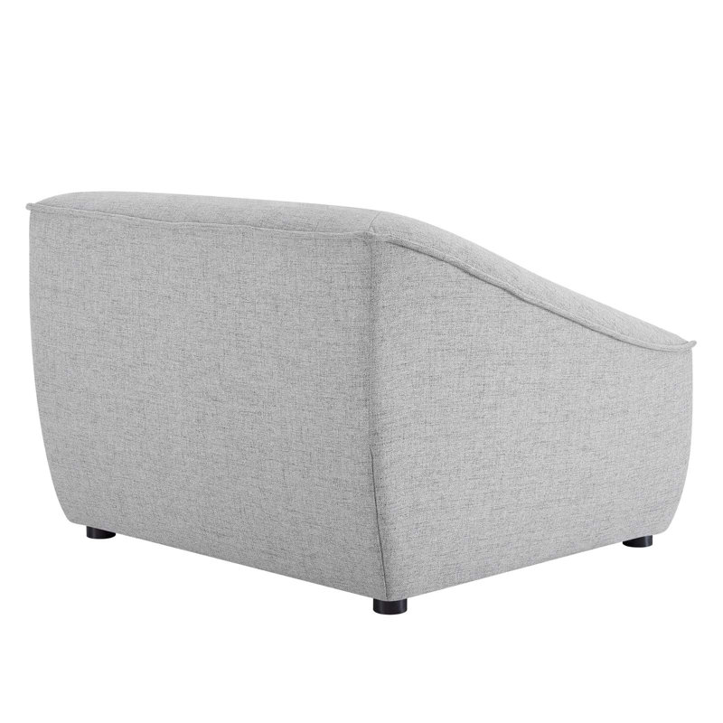 Modway Comprise 2-Piece Living Room Set, Light Grey Velvet