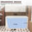 Adella 47" Freestanding Rectangular Acrylic Bathtub with Pop-Up Drain, cUPC Certified