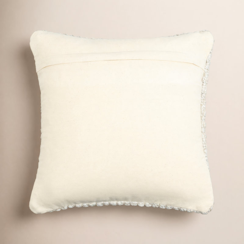 Kolapur Rayon/Viscose Reversible Throw Pillow, Polyester, 22"H x 22"W