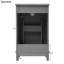 Petit meuble-lavabo moderne de 20 pouces avec lavabo en céramique - 20 * 14,5 * 33,3 pouces, rangement spacieux, 1 porte à fermeture en douceur