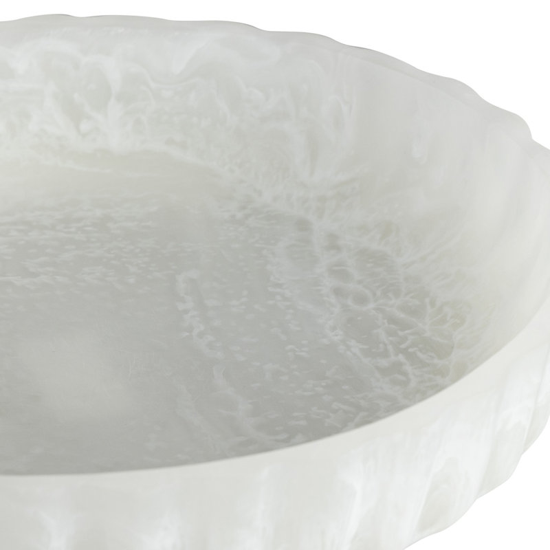 Ensemble de 3 bols Curvy Edge, Blanc