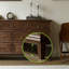 Commode d'appoint en bois massif style rétro