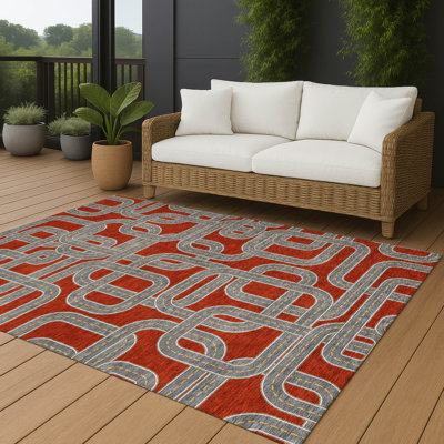 Tapis pour enfants intérieur / extérieur lavable à la machine Chantille ACN2764