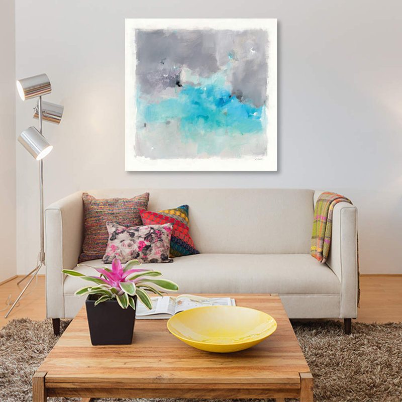 « spring chase », impression sur toile, H 48 po x l 48 po x P 1,5 po, Pas de tapis, Toile tendue