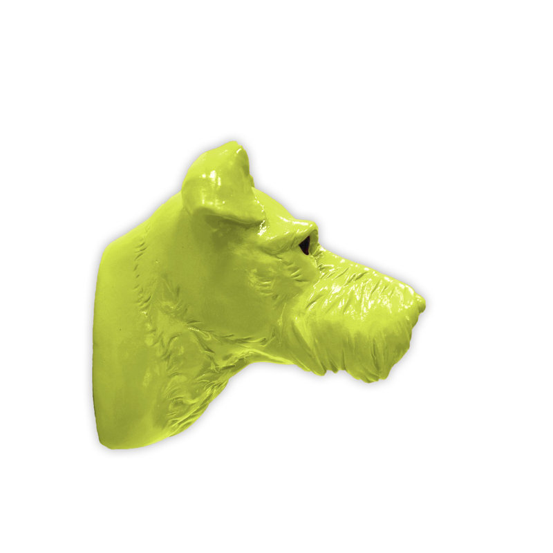 Animals Wall Decor on Polyresin, Green
