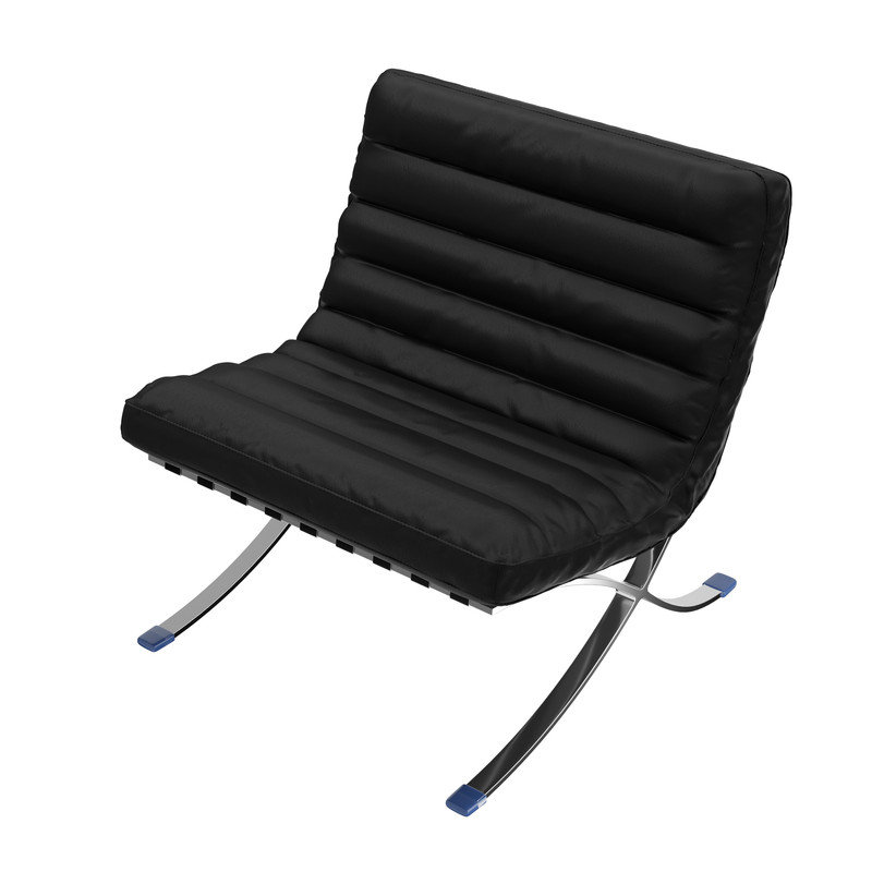 Méridienne pliable Mid-Century, Noir, noir, noir, noir