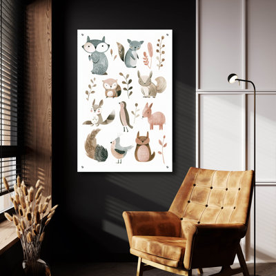 «Cute Animals No 2» par Andreas Magnusson, art mural en verre acrylique