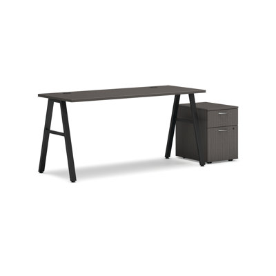 Mod A-Leg Desk with Mobile Storage