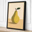 Geometric Pear Mid-Century - Wrapped Canvas-713082874-713082876
