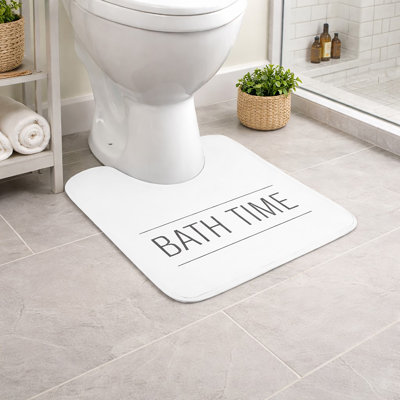 Tapis en microfibre antidérapant Bath Time - 20 po x 18 po