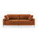 (incomplete,missing boxes)Jeses MINIMORE Modern Style Etta 84.3" Mid-Century Modern Design Sofa