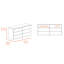 2-Piece Bedroom Set, Armoire + Dresser, White