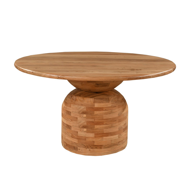 Libbi 55" Wide Acacia Dining Table