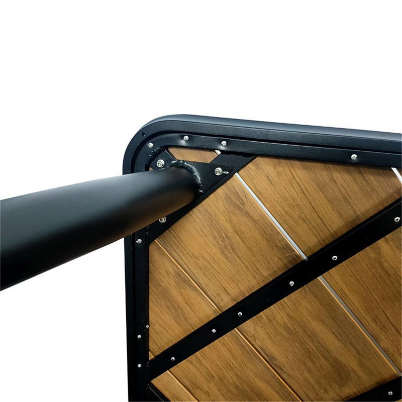 4 Person 48'' L x 30.25'' H Manufactured Wood