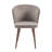 Kazimierz Fabric Dining Chairs with Wood-Like Metal Legs-833367860