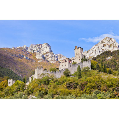 Castle Of Avio - Wrapped Canvas Print