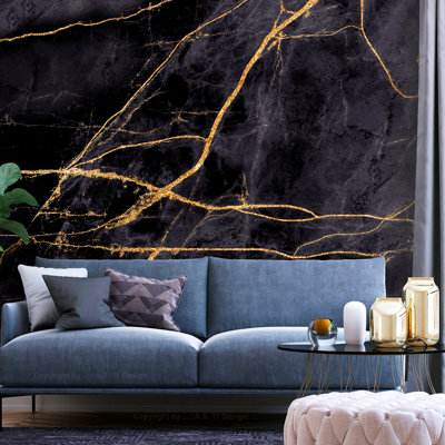 Yura Peel & Stick Marble Wallpaper Roll