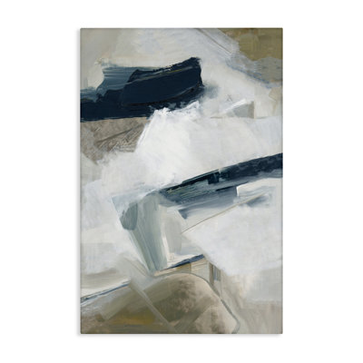 Toile abstraite à coups abstraits, design par Hannah Dawson
