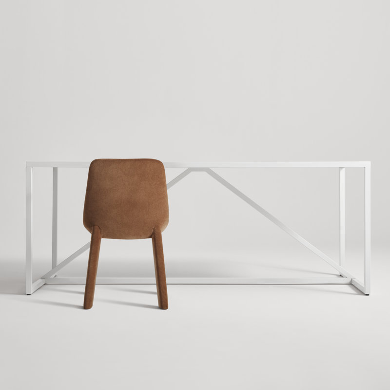 Neat Upholstered Dining Chair, Copper Velvet