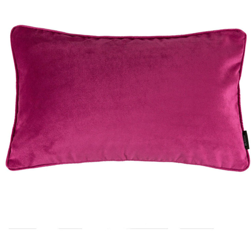Jamel Rectangular Floor Cushion Cover, 30 x 50cm, Hot Fuchsia Pink