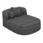 Chaise longue moderne avec deux coussins et canapé rembourré sans os-35205951