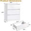 Commode 3 tiroirs pour chambre à coucher